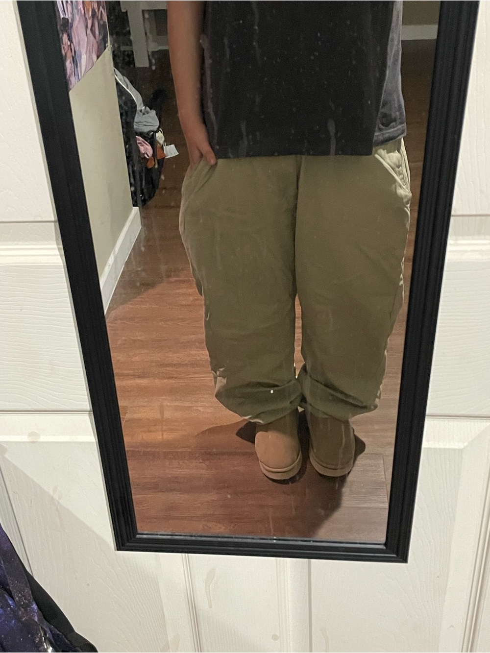George Khaki baggy Pants